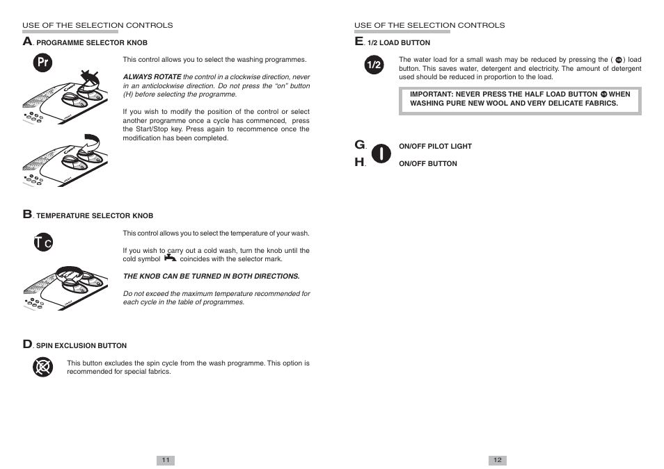 Candy CTS 52 T User Manual | Page 5 / 6