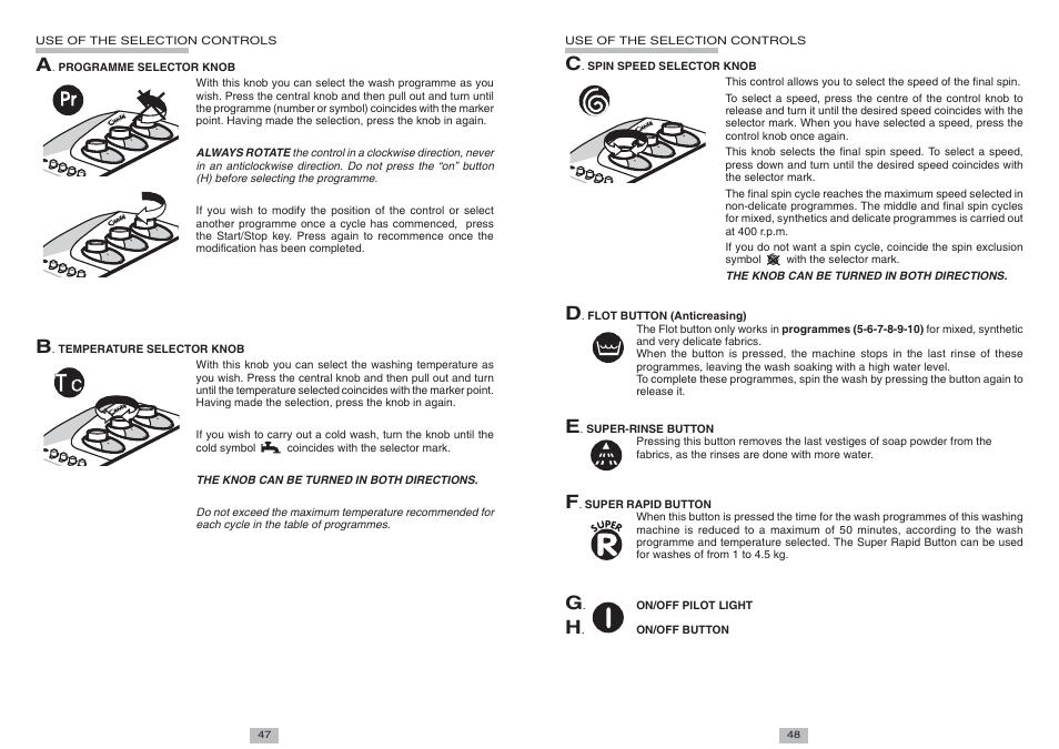 Candy CTT 103 TV S User Manual | Page 5 / 6