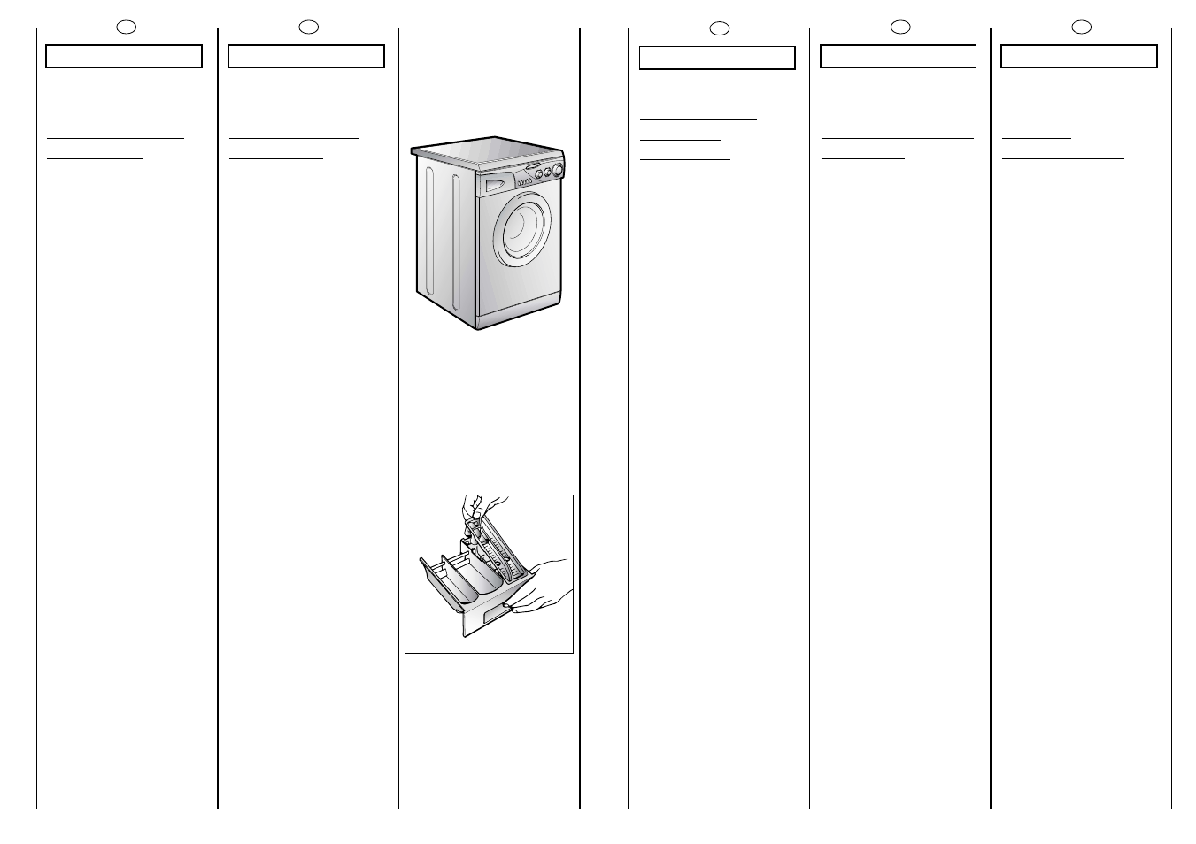 Limpeza e manutenção da maquina, Pulizia e manutenzione ordinaria, Nettoyage et entretien ordinaire | Limpieza y mantenimiento ordinario, Cleaning and routine maintenance | Candy CG 414 User Manual | Page 27 / 33