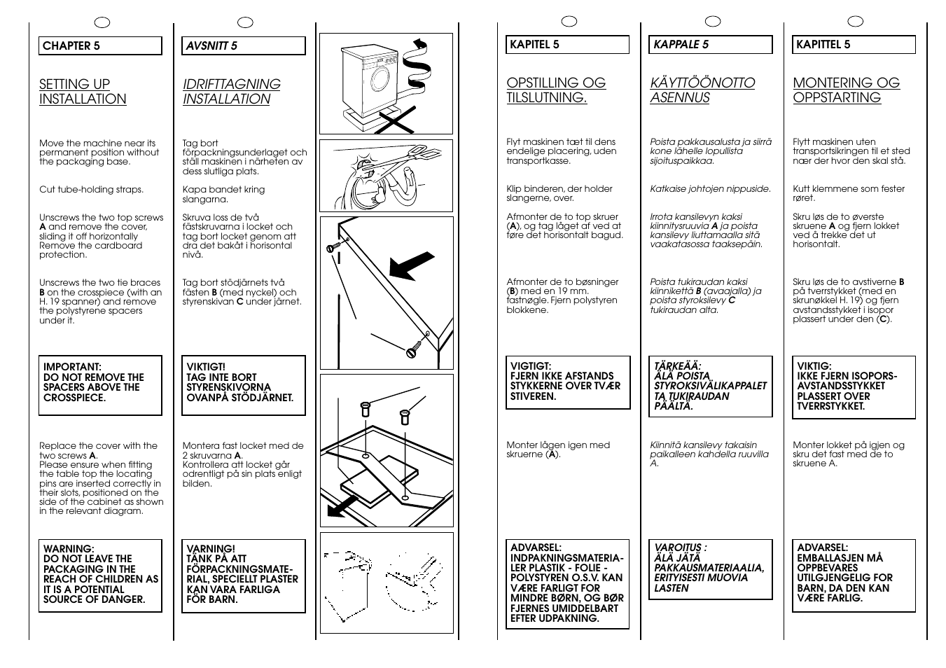 Bc 6 | Candy AQUAMATIC 10 T User Manual | Page 9 / 33