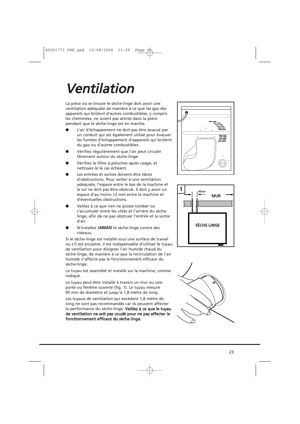 Vve en nttiilla attiio on n | Candy AB CDV 671 X SY User Manual | Page 23 / 100