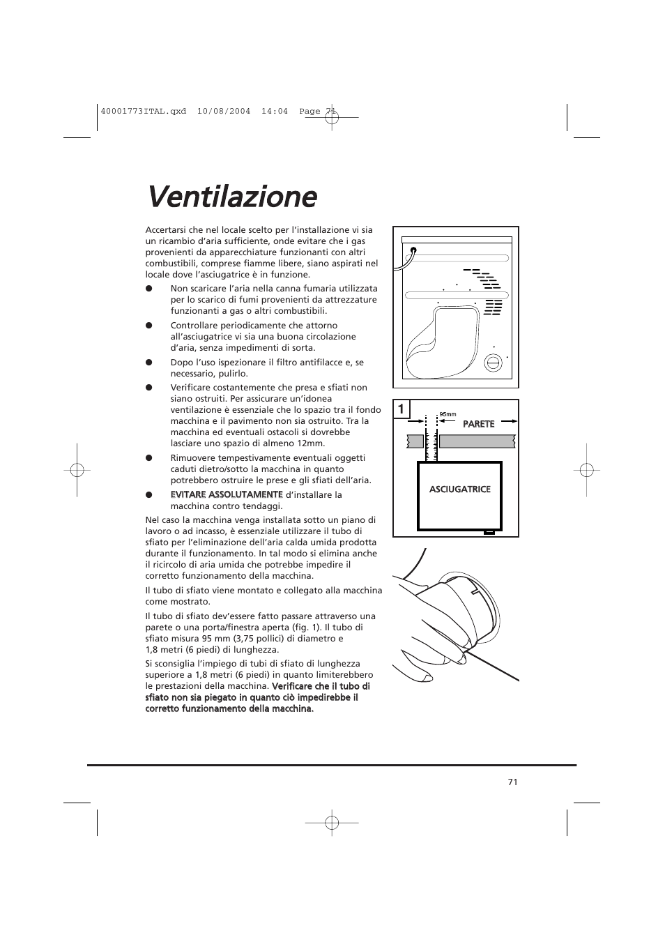 Vve en nttiilla az ziio on ne e | Candy AB CDV 671 X SY User Manual | Page 71 / 100