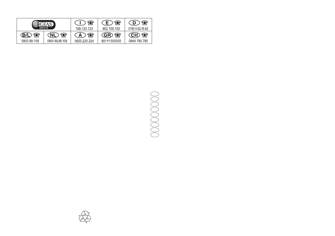 Candy CDI 5015 User Manual | Page 49 / 49