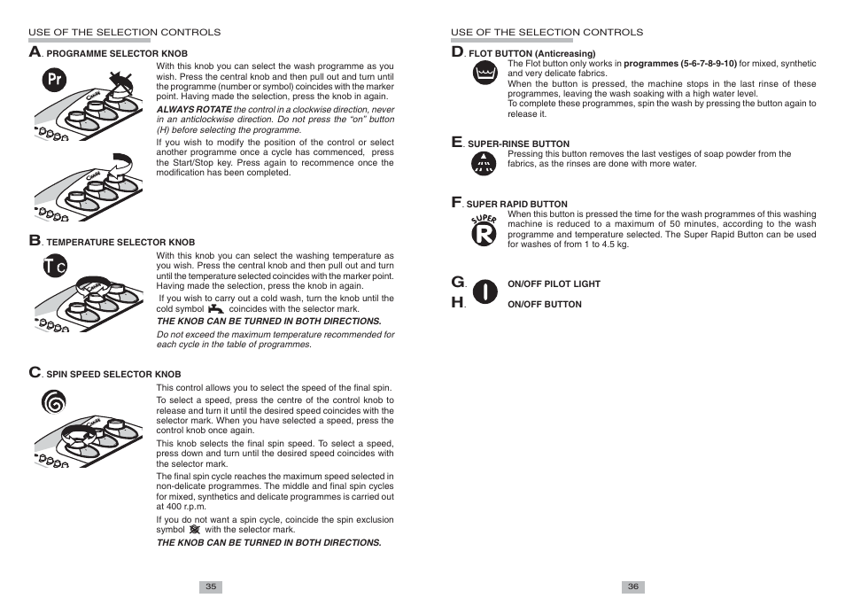 Candy CTT 82 TV S User Manual | Page 5 / 6