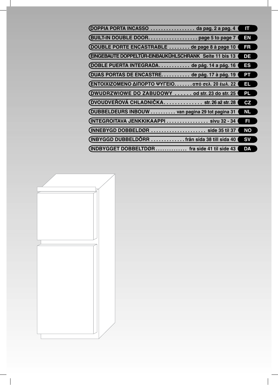 Candy CFBD 2650 A SN User Manual | 44 pages