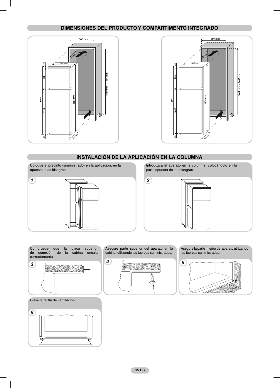 Candy CFBD 2650 A SN User Manual | Page 15 / 44