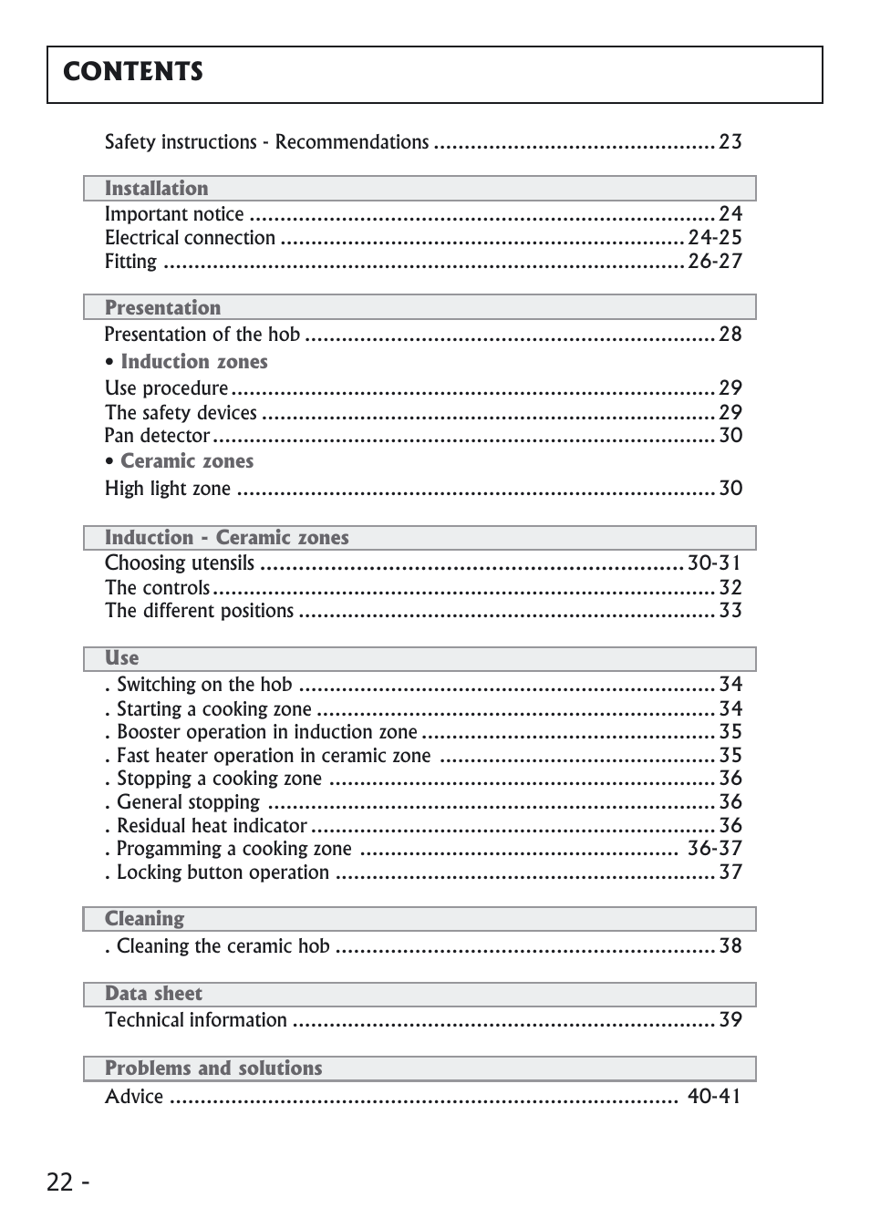 Candy VI 64 CPN User Manual | 20 pages