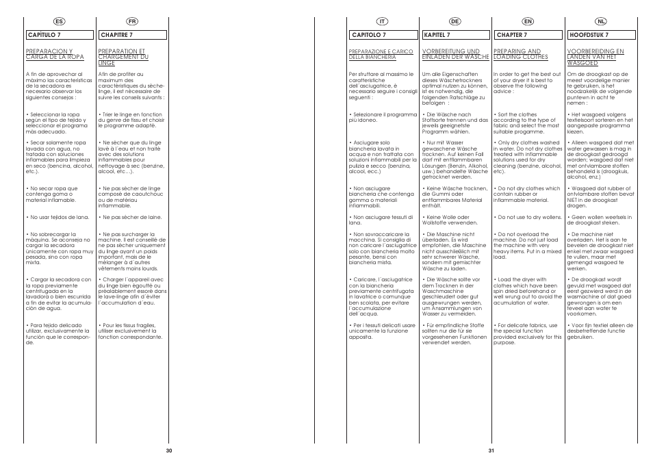 Candy CST 105 X User Manual | Page 16 / 24