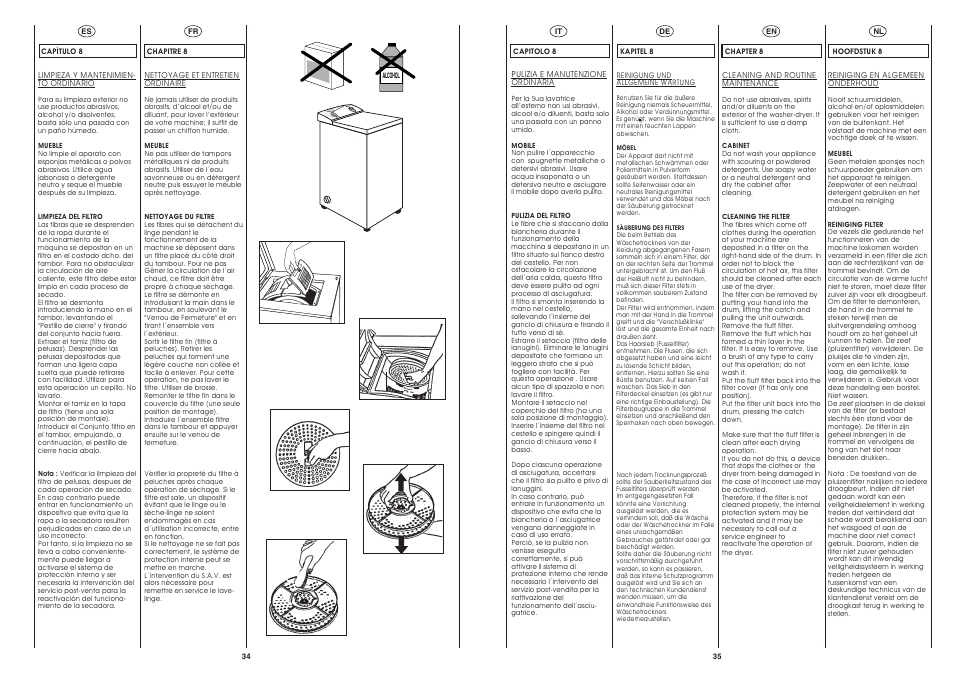 Candy CST 105 X User Manual | Page 18 / 24