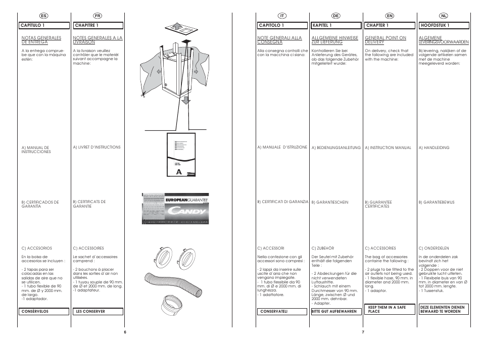 Candy CST 105 X User Manual | Page 4 / 24