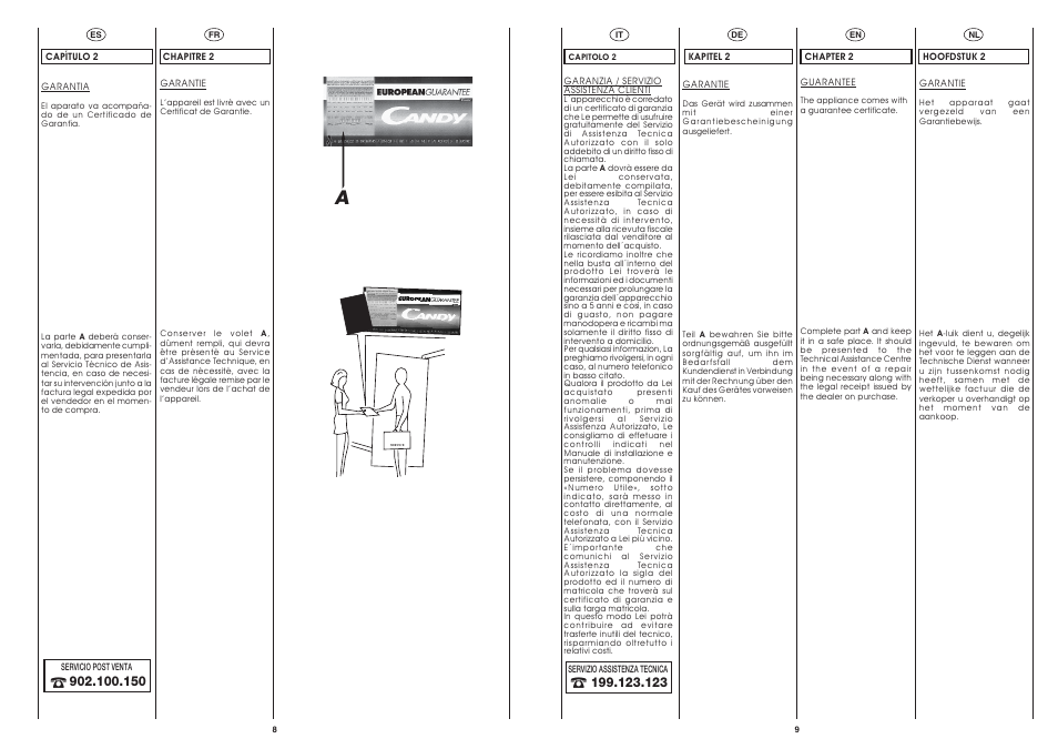 Candy CST 105 X User Manual | Page 5 / 24