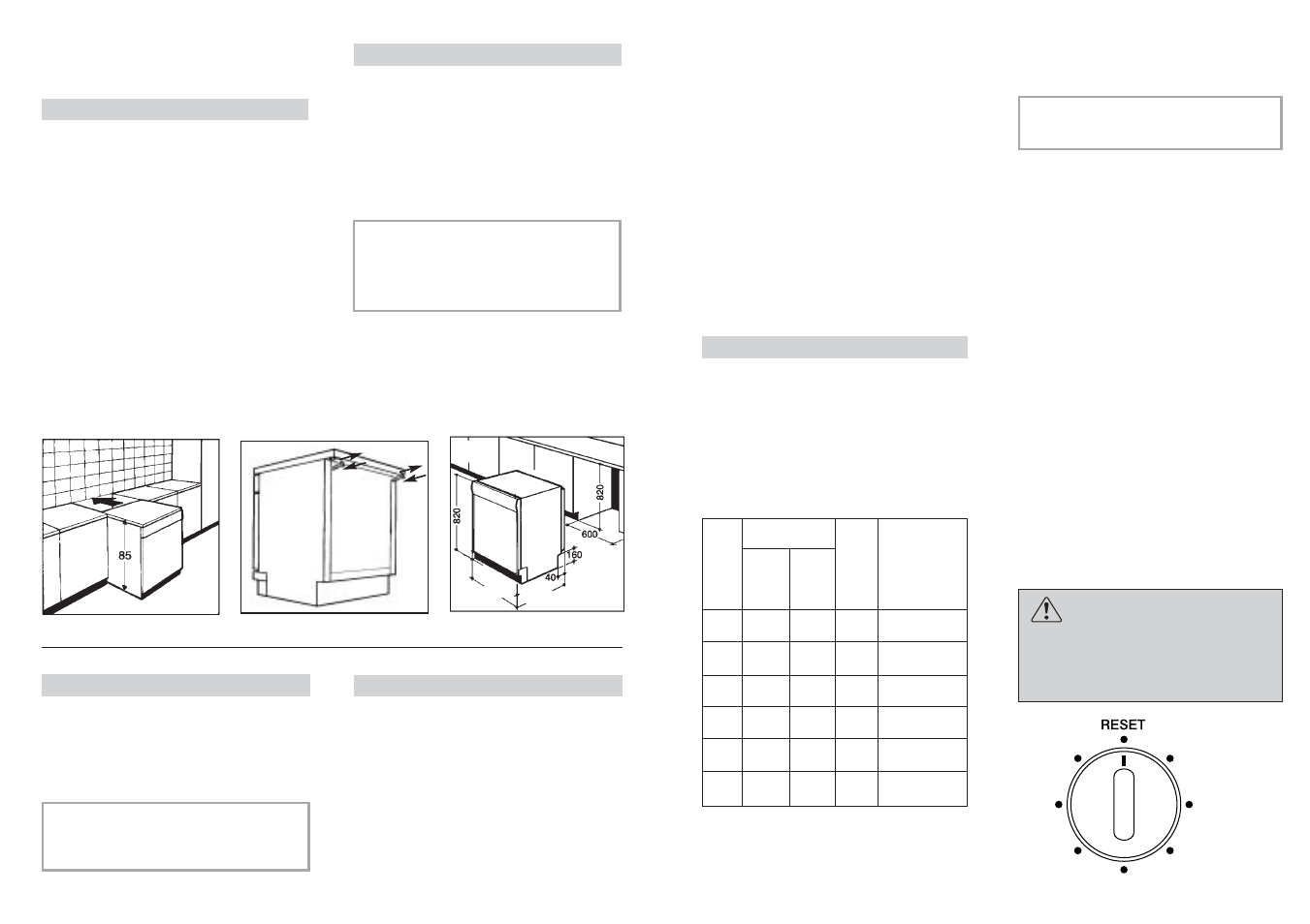 Candy CD 122 J - 80 User Manual | Page 5 / 17