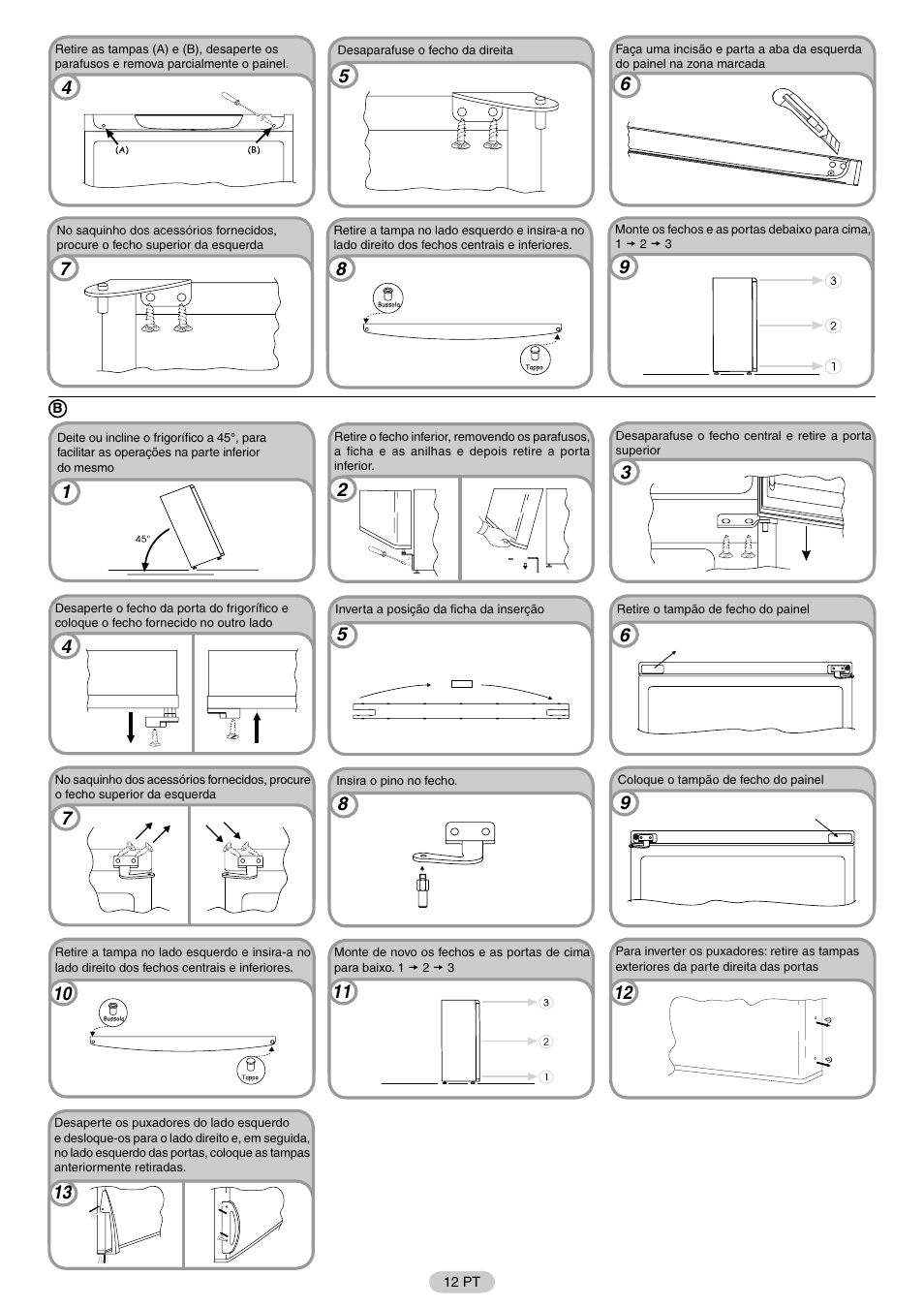 Candy FRCPDA241GB User Manual | Page 13 / 32