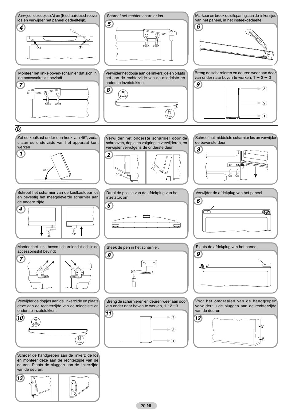 Candy FRCPDA241GB User Manual | Page 21 / 32