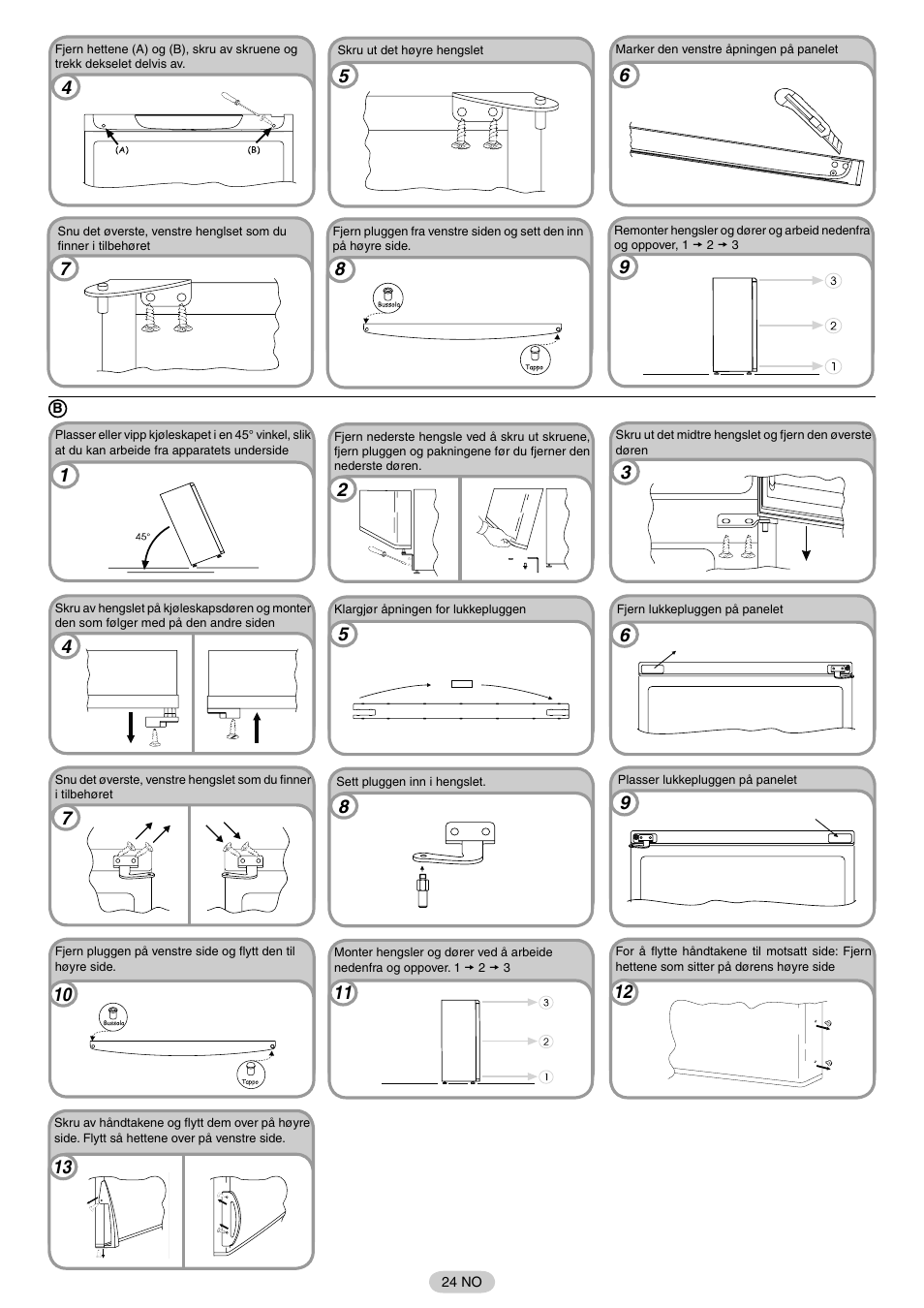 Candy FRCPDA241GB User Manual | Page 25 / 32