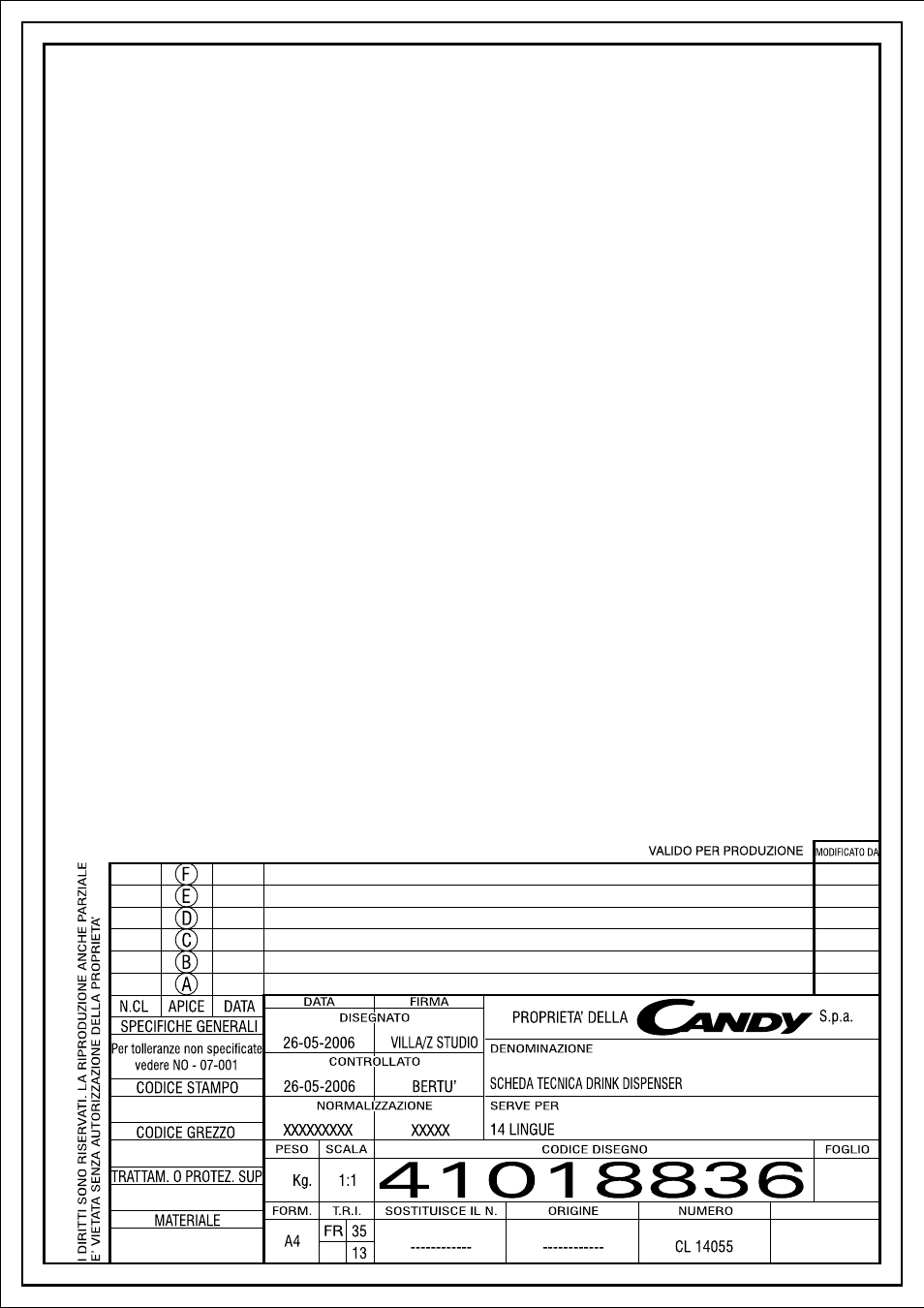 Candy FRCFL3589A-0 User Manual | 17 pages