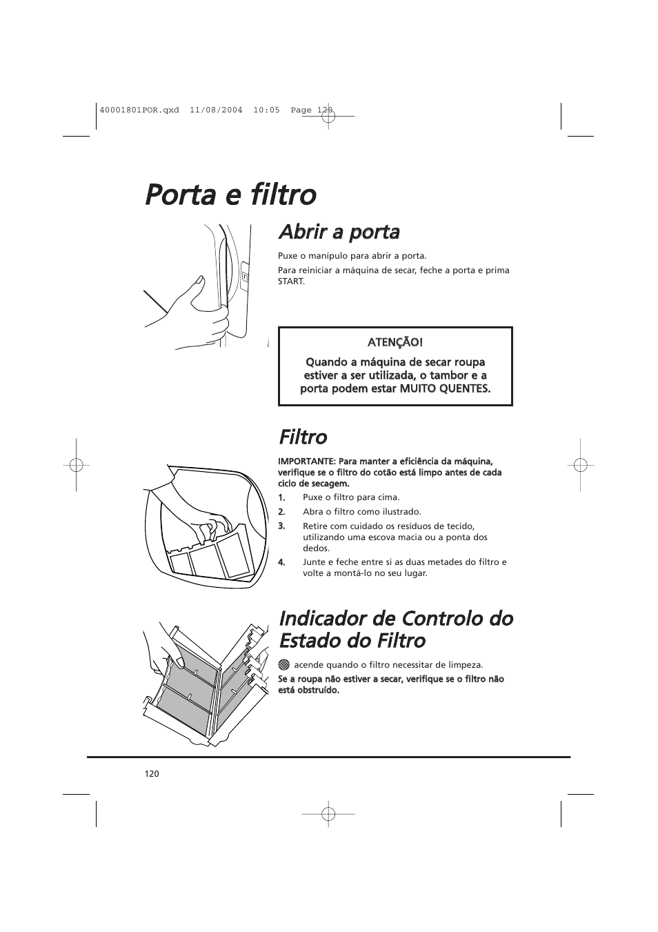 Ffiillttrro o | Candy AB CDC 679 X SY User Manual | Page 120 / 128