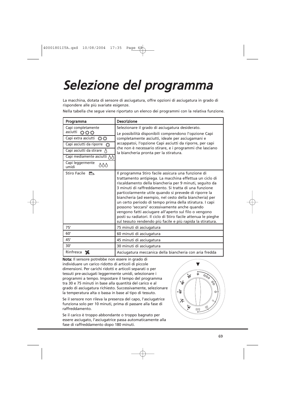 Candy AB CDC 679 X SY User Manual | Page 69 / 128