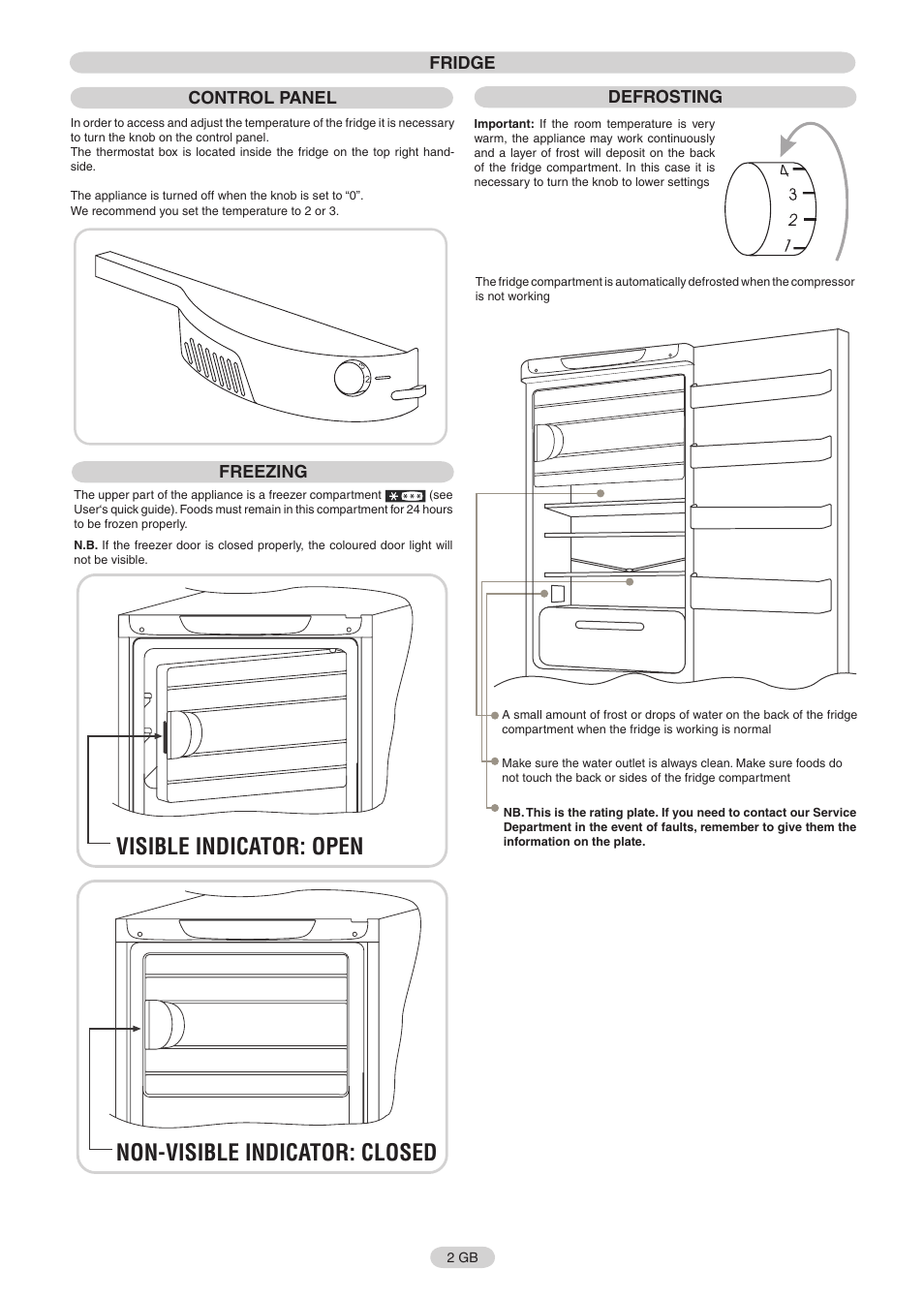Candy FR CFF3650A-00 User Manual | Page 3 / 5