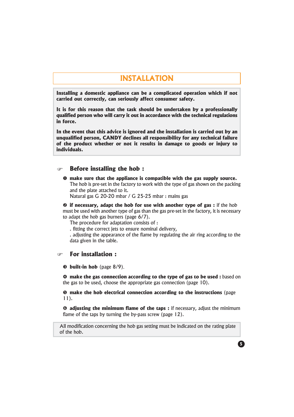 Candy PA 640__2 X UK User Manual | Page 5 / 16