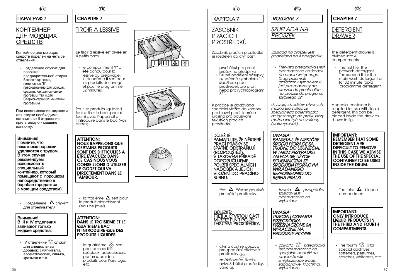 Candy LB ACS 100 P SY User Manual | Page 19 / 37