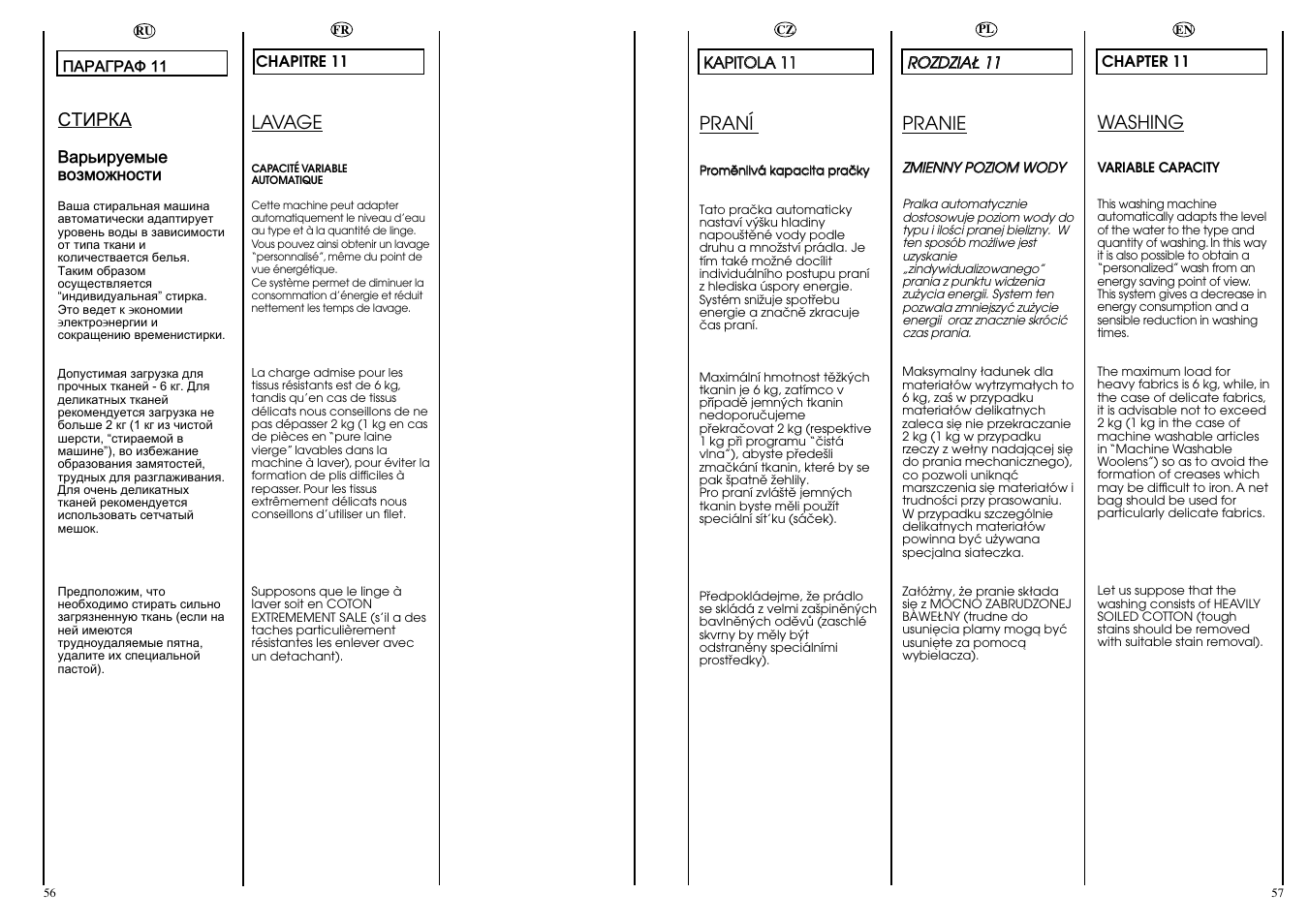 Candy LB ACS 100 P SY User Manual | Page 29 / 37