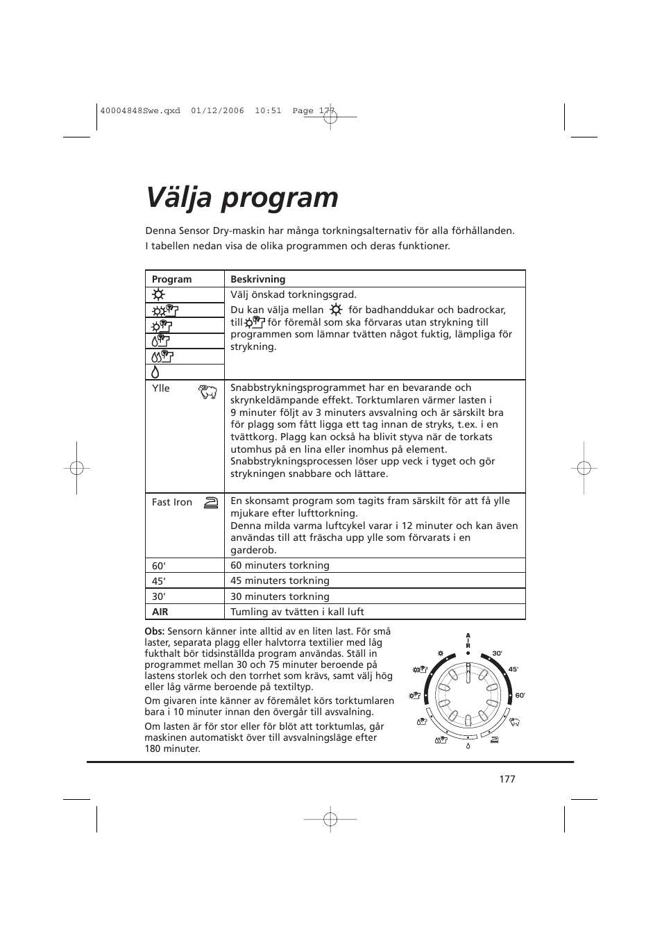 Välja program | Candy GO DC 78-01S User Manual | Page 177 / 236