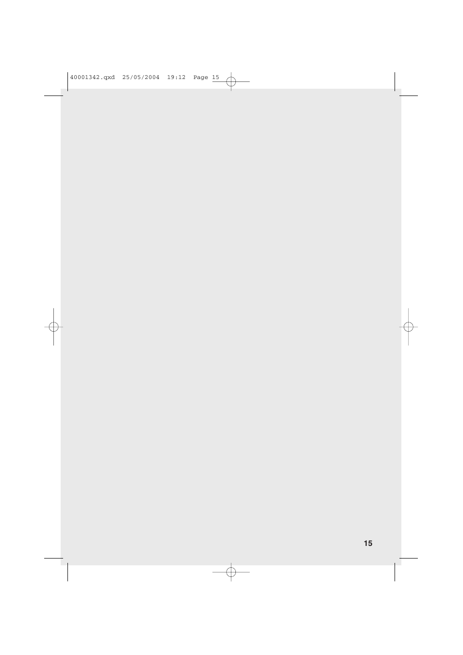 Candy AB CDE 105 -80 User Manual | Page 15 / 16