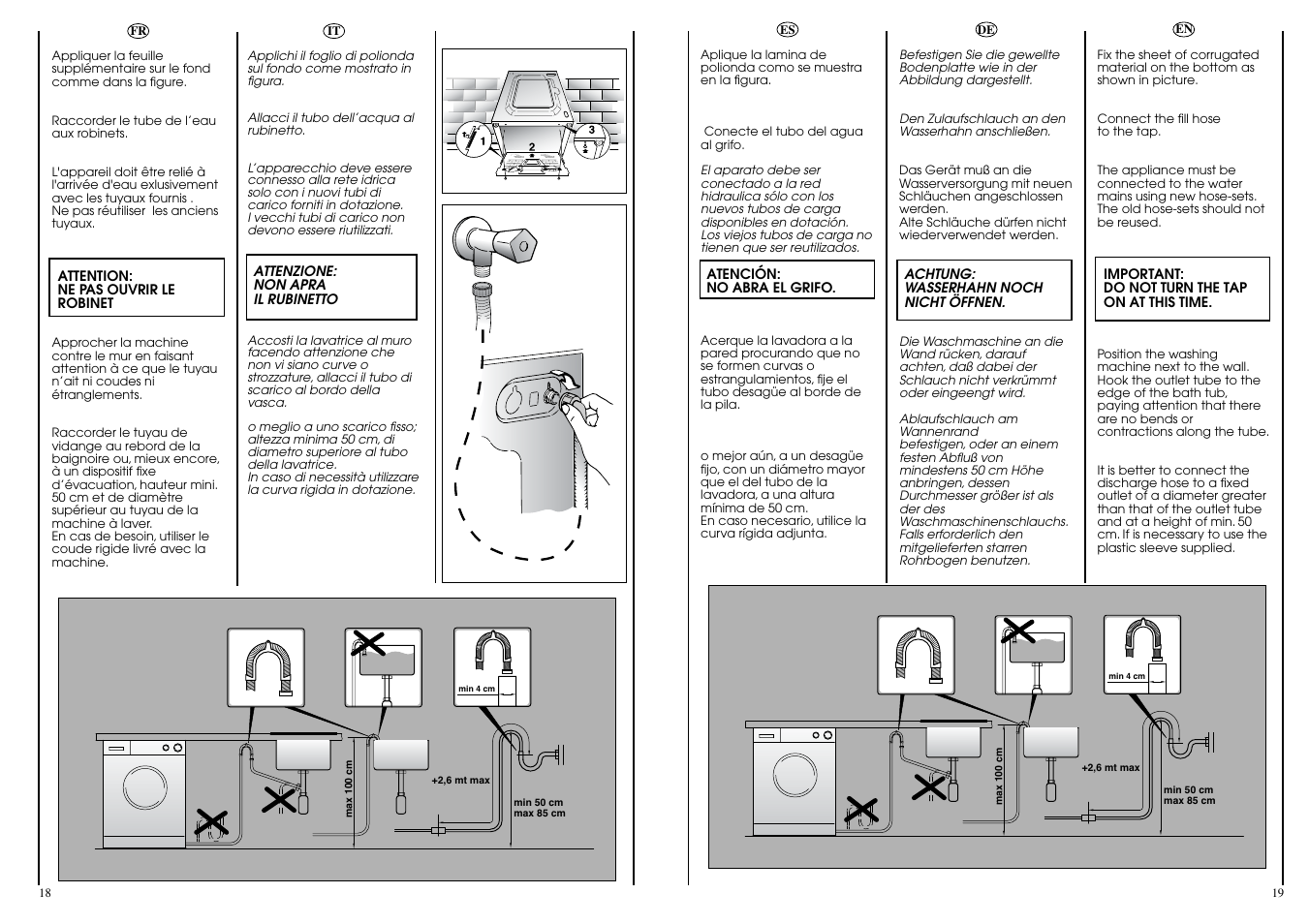 Candy WD CIW 100 T User Manual | Page 10 / 41