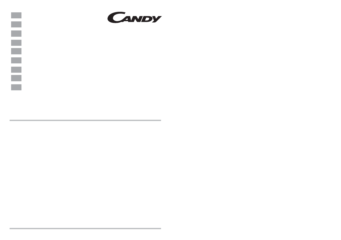 Candy CDI 5015E10-S User Manual | 49 pages