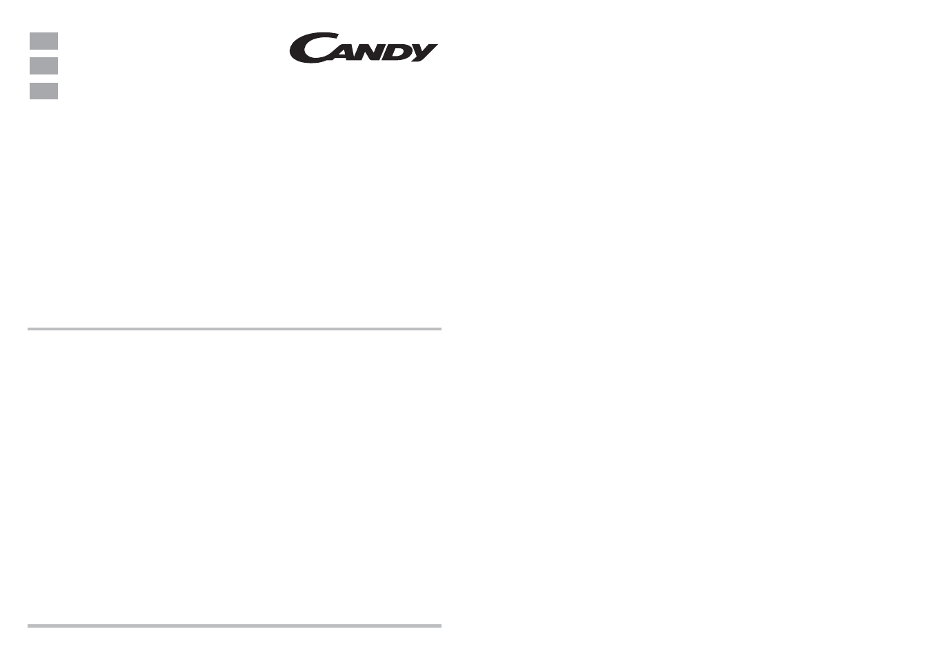 Candy CDS 220 W__1-S User Manual | 41 pages