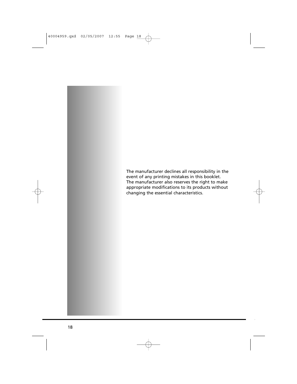 Candy GO V 117-80 User Manual | Page 18 / 20