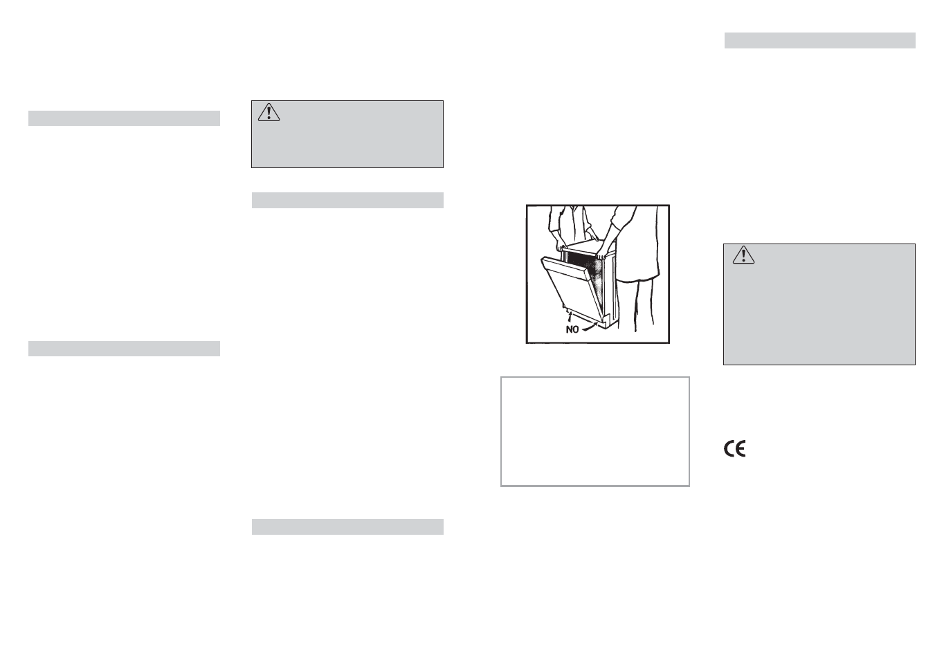 Candy CDF8 312 - S User Manual | Page 3 / 61