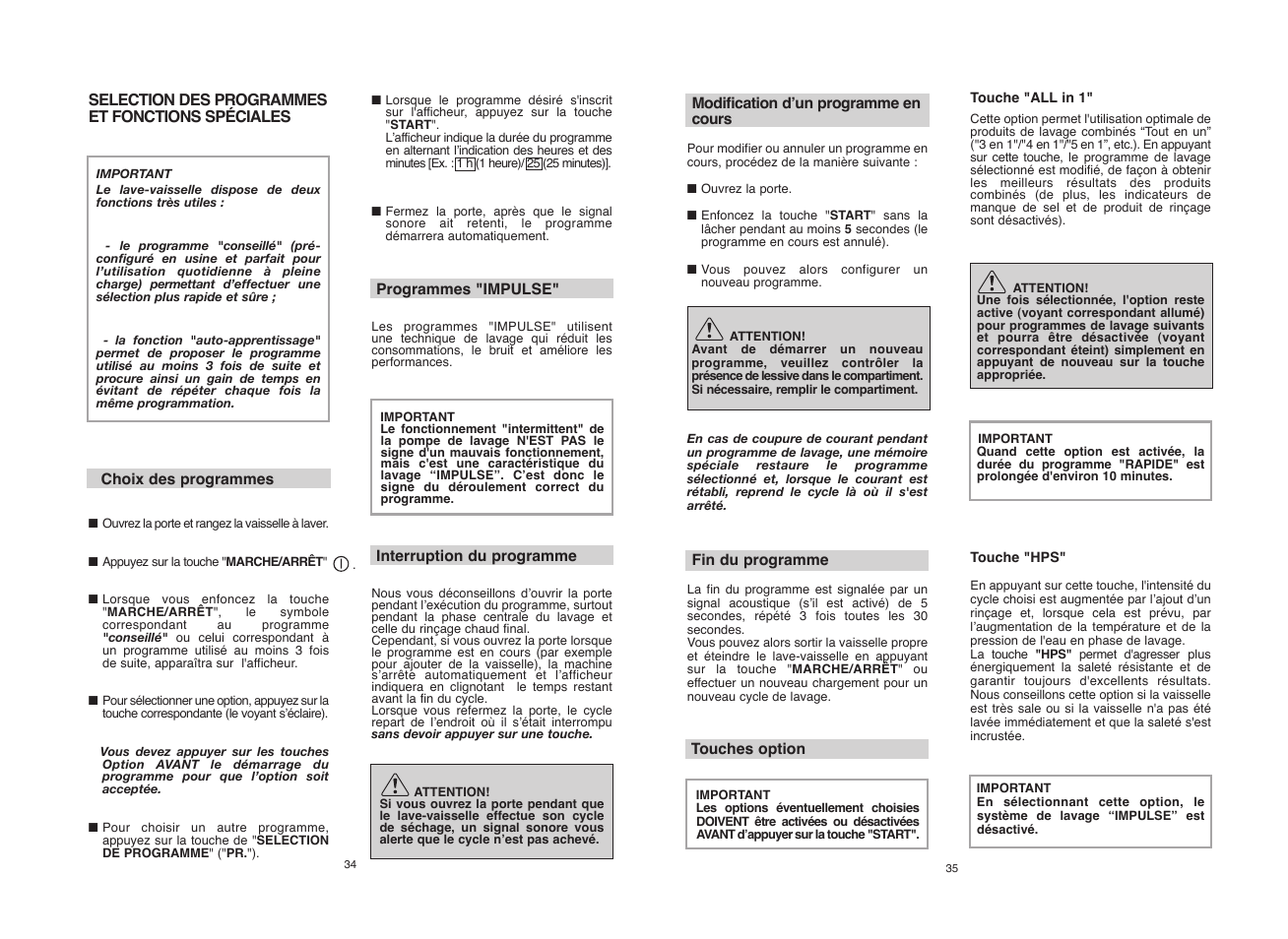 Candy CDI 5012E10 User Manual | Page 18 / 57