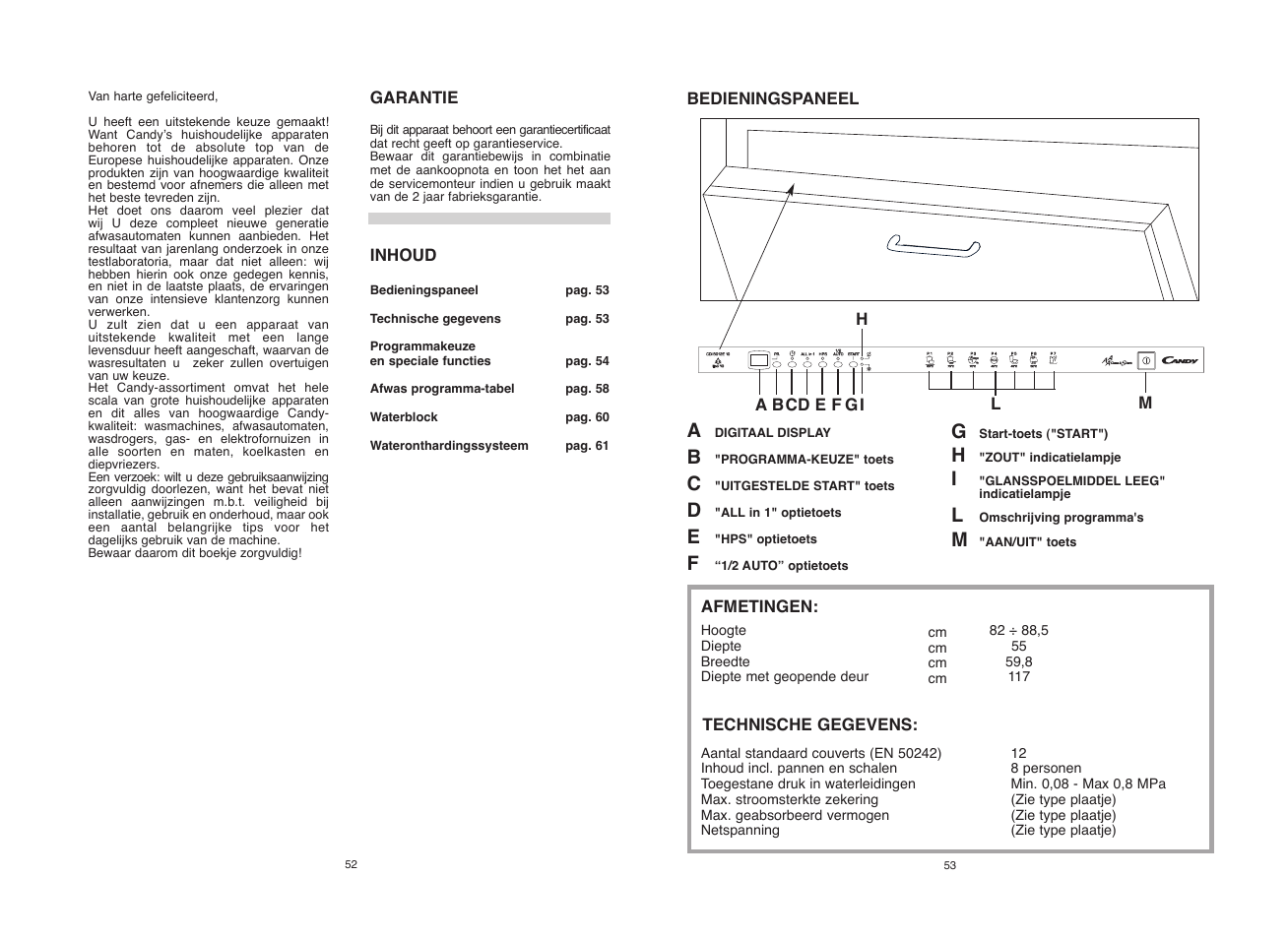 Candy CDI 5012E10 User Manual | Page 27 / 57