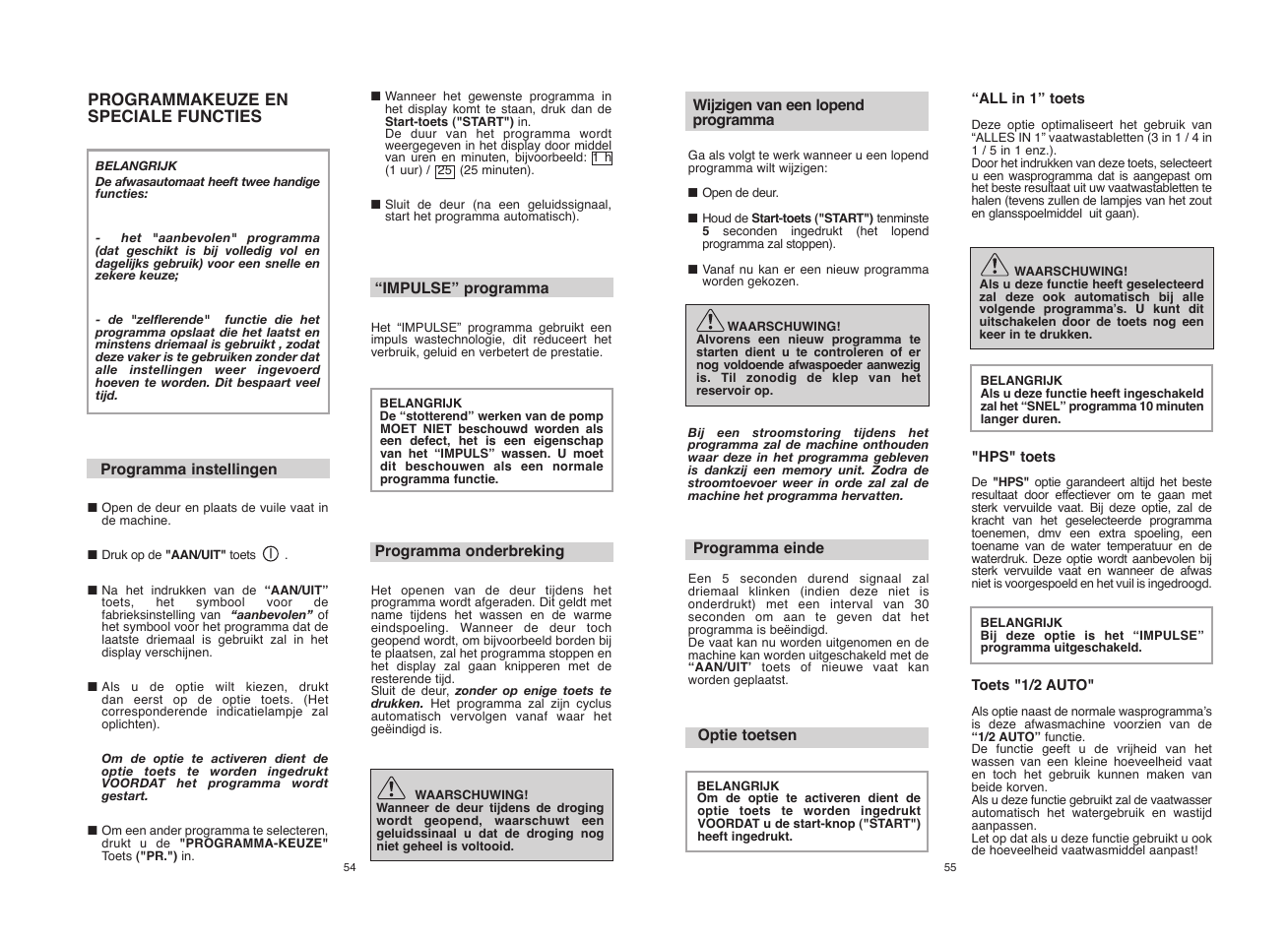 Candy CDI 5012E10 User Manual | Page 28 / 57