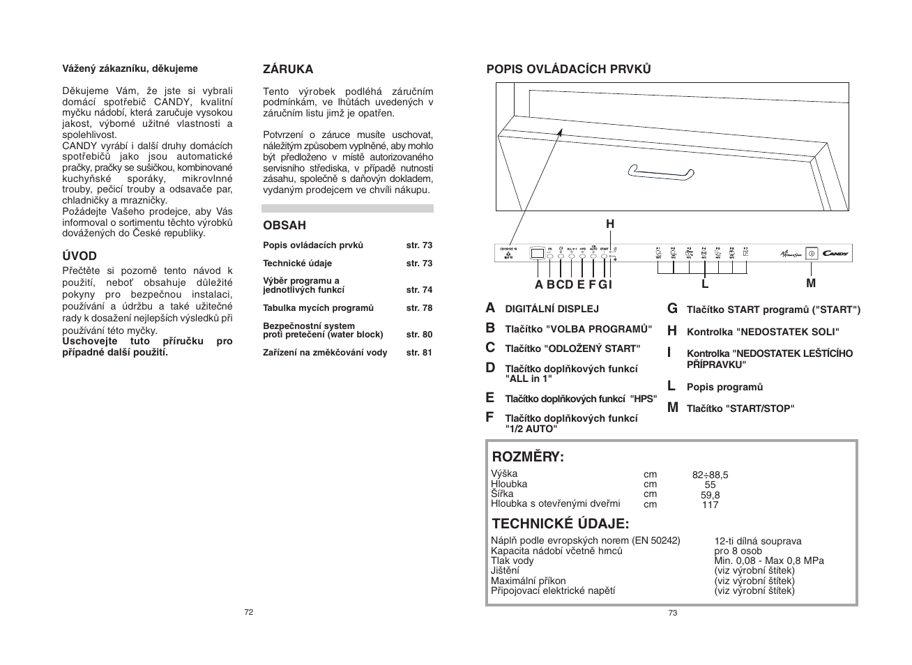 Candy CDI 5012E10 User Manual | Page 37 / 57