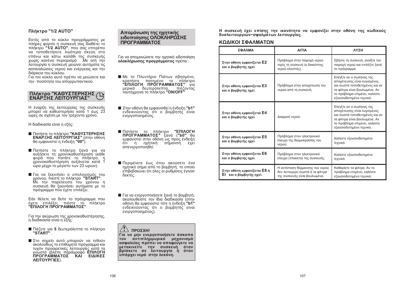 Candy CDI 5012E10 User Manual | Page 54 / 57