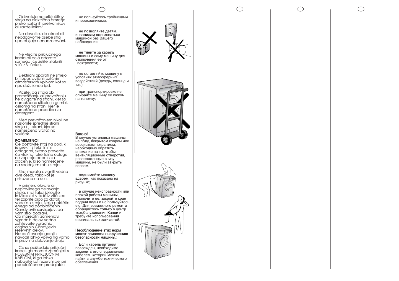 Candy LB CBD120-16 User Manual | Page 7 / 37