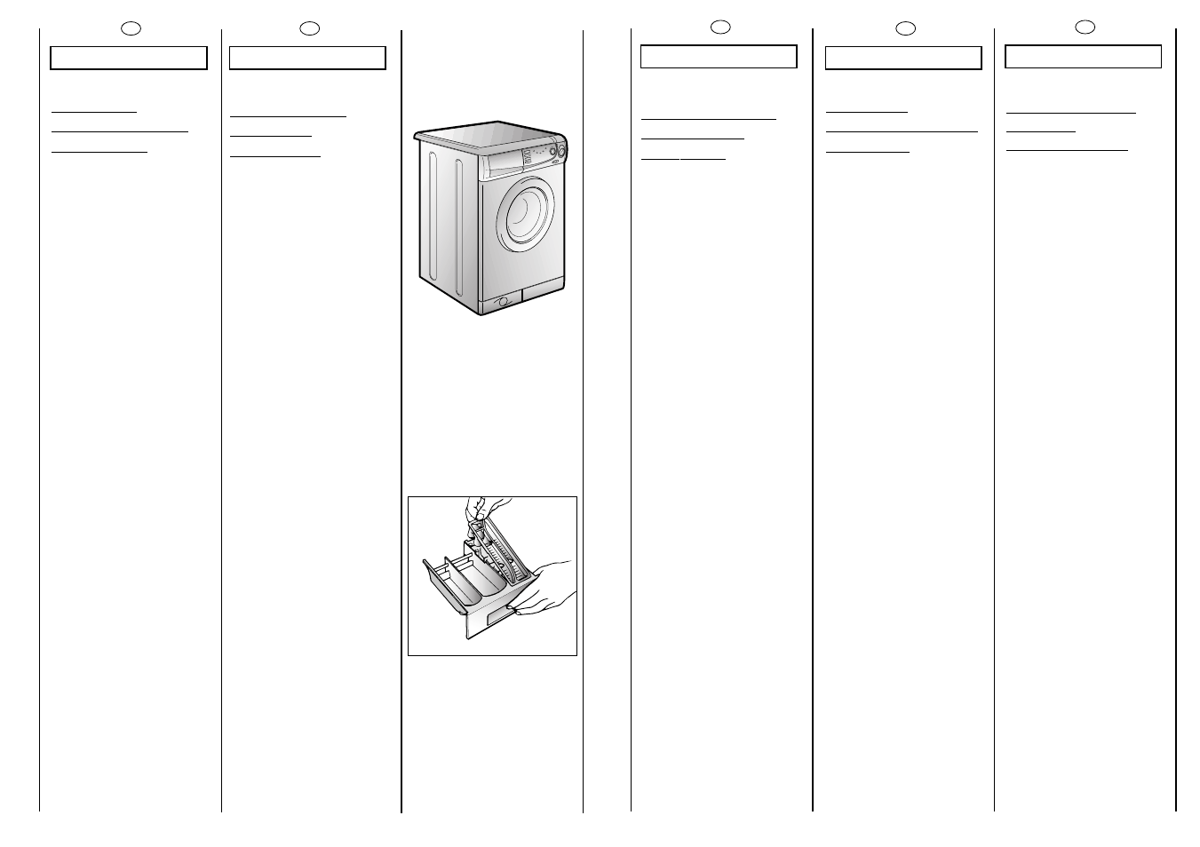 Cleaning and routine maintenance, Reinigung und allgemeine wartung, Limpieza y mantenimiento ordinario | Limpeza e manutenção da maquina, Nettoyage et entretien ordinaire | Candy CBL 86 ES SEGESA User Manual | Page 31 / 37