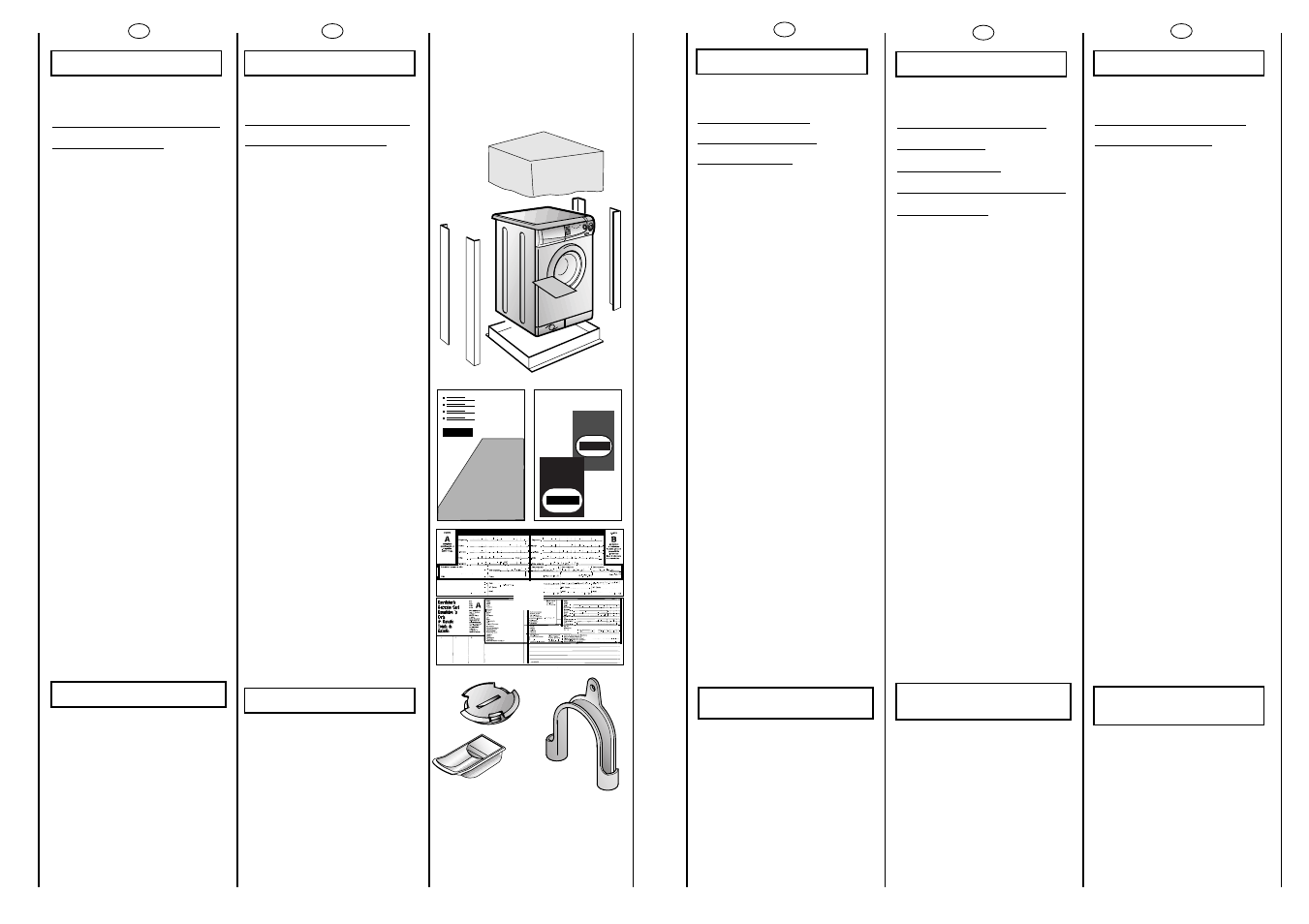 Ab c, Ef d | Candy CBL 86 ES SEGESA User Manual | Page 4 / 37