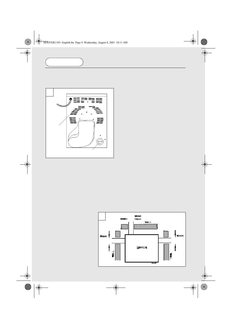 Installation and ventilation requirements, English | Candy CIV 149 EX User Manual | Page 4 / 12