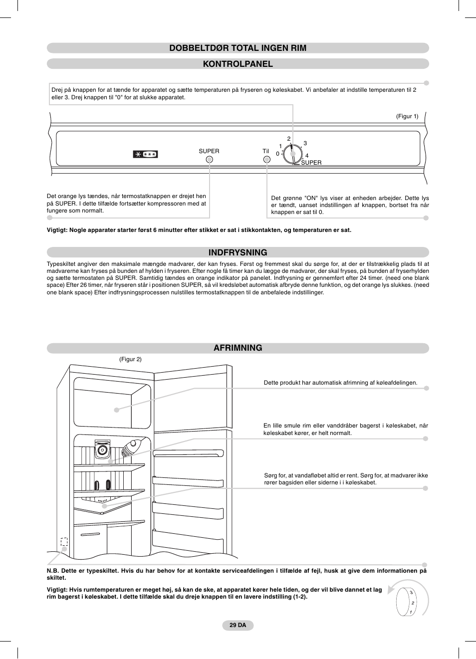 Candy CFDE 4484 User Manual | Page 29 / 32