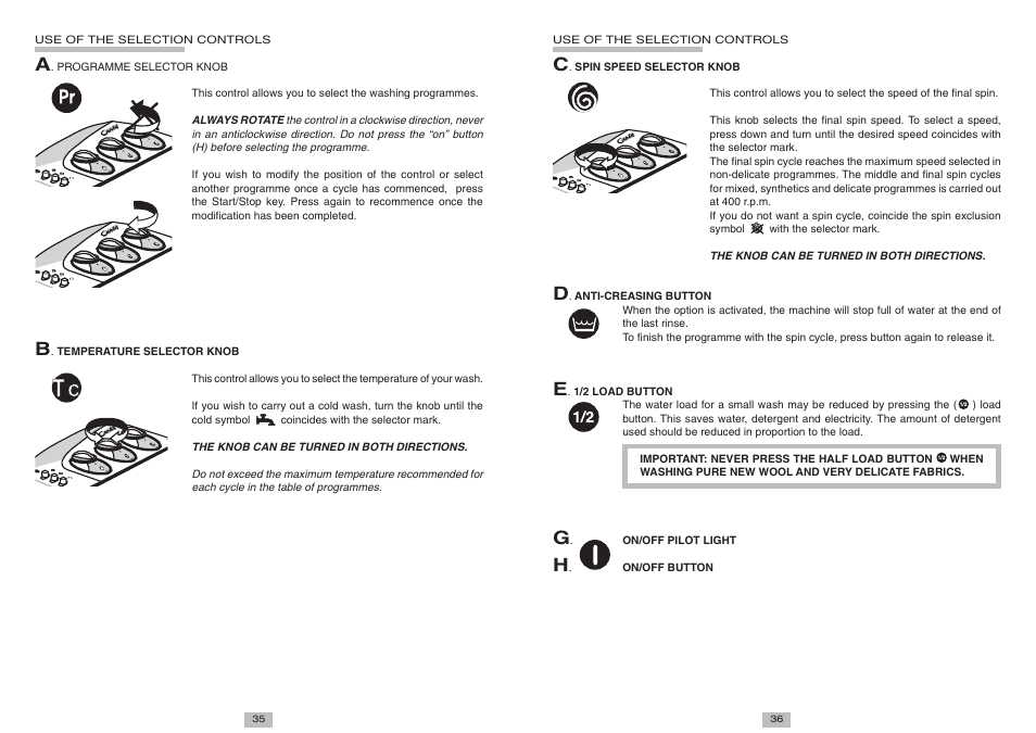 Candy CTS 100 T User Manual | Page 5 / 6
