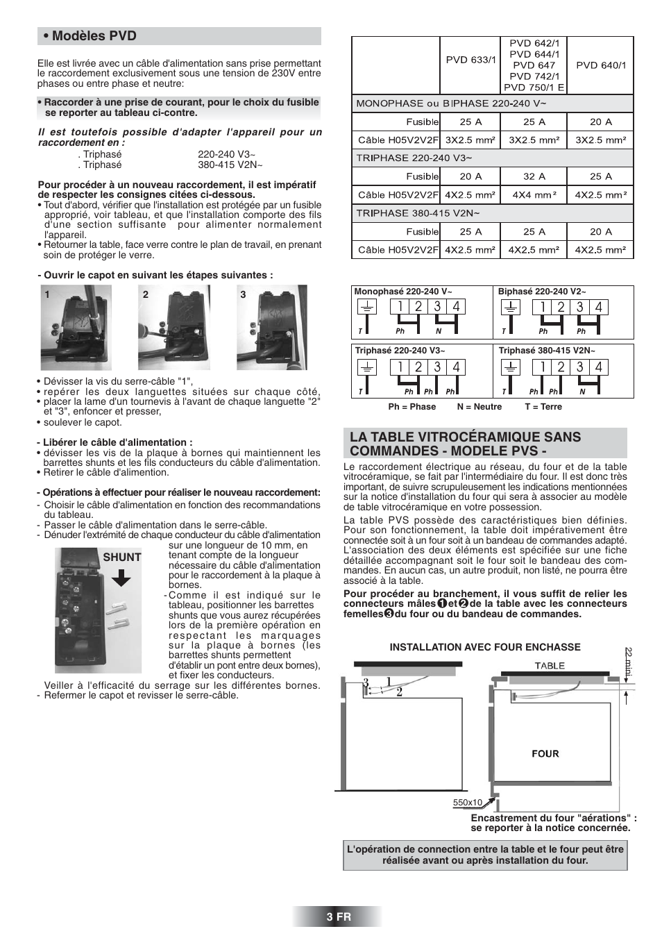 Modèles pvd | Candy PVD 647 N User Manual | Page 4 / 37