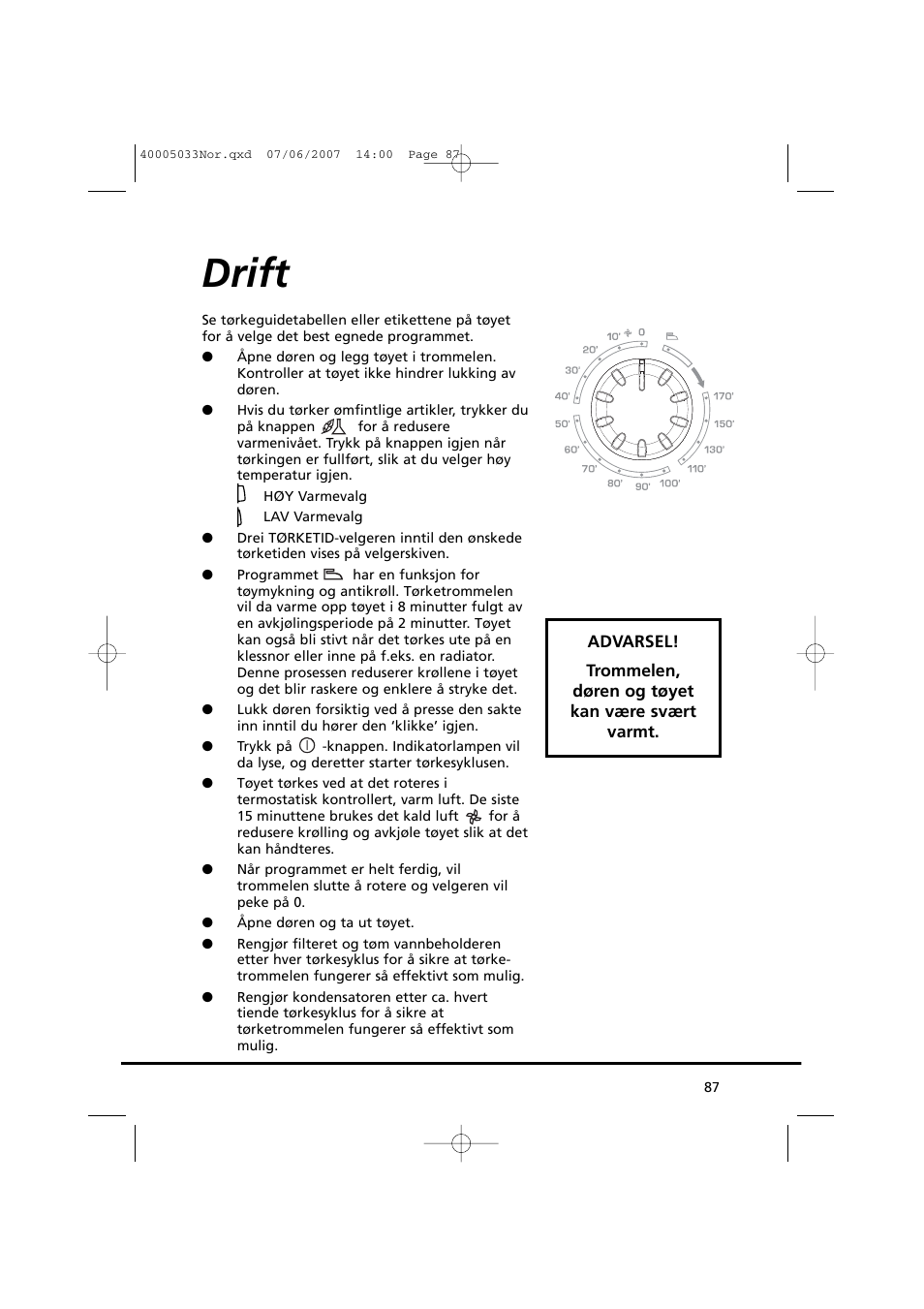 Drift | Candy GO DC 67-86S User Manual | Page 87 / 182