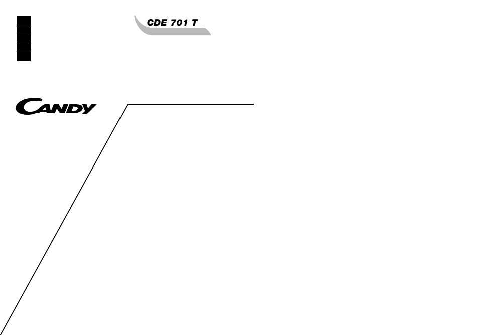 Candy LSC DE701TNORD User Manual | 25 pages