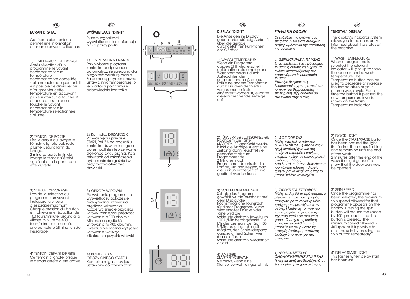 Candy CDB 485D-37S User Manual | Page 23 / 53