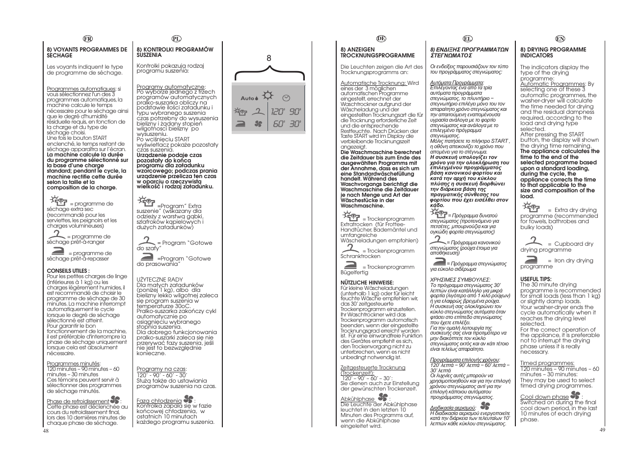 Candy CDB 485D-37S User Manual | Page 25 / 53