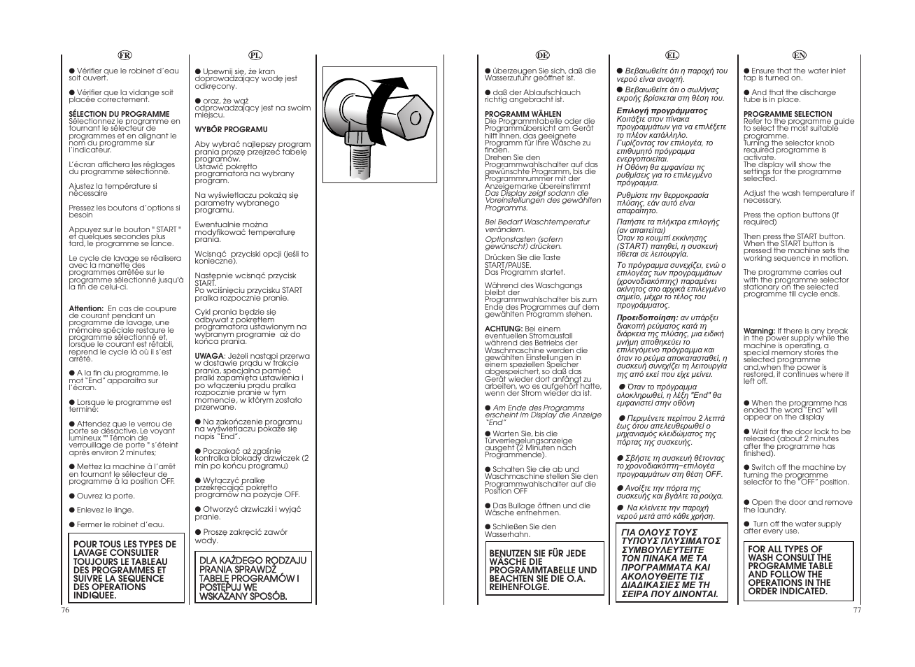 Candy CDB 485D-37S User Manual | Page 39 / 53